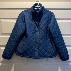 Old Navy quilted chambray jacket